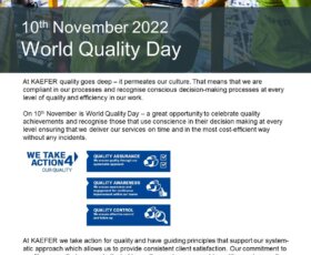World Quality Week 2022